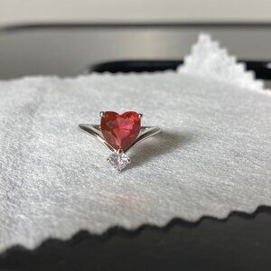 Costume Ring, Pink Heart